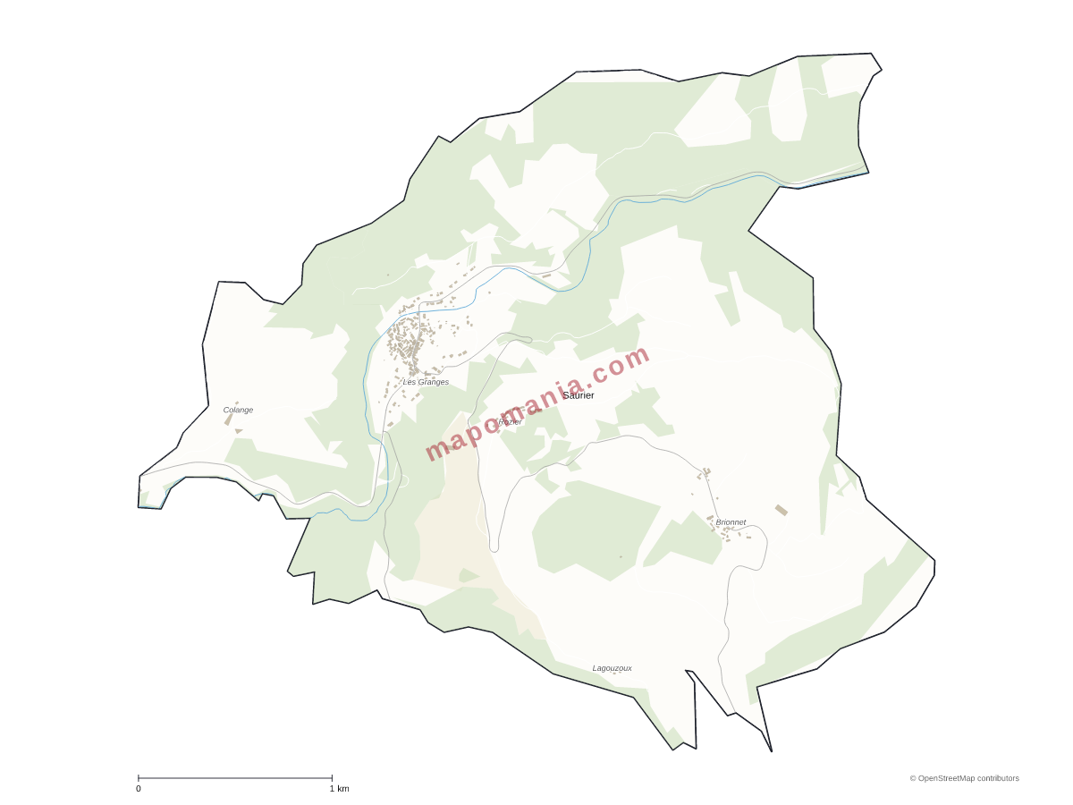 Carte de Saurier à personnaliser