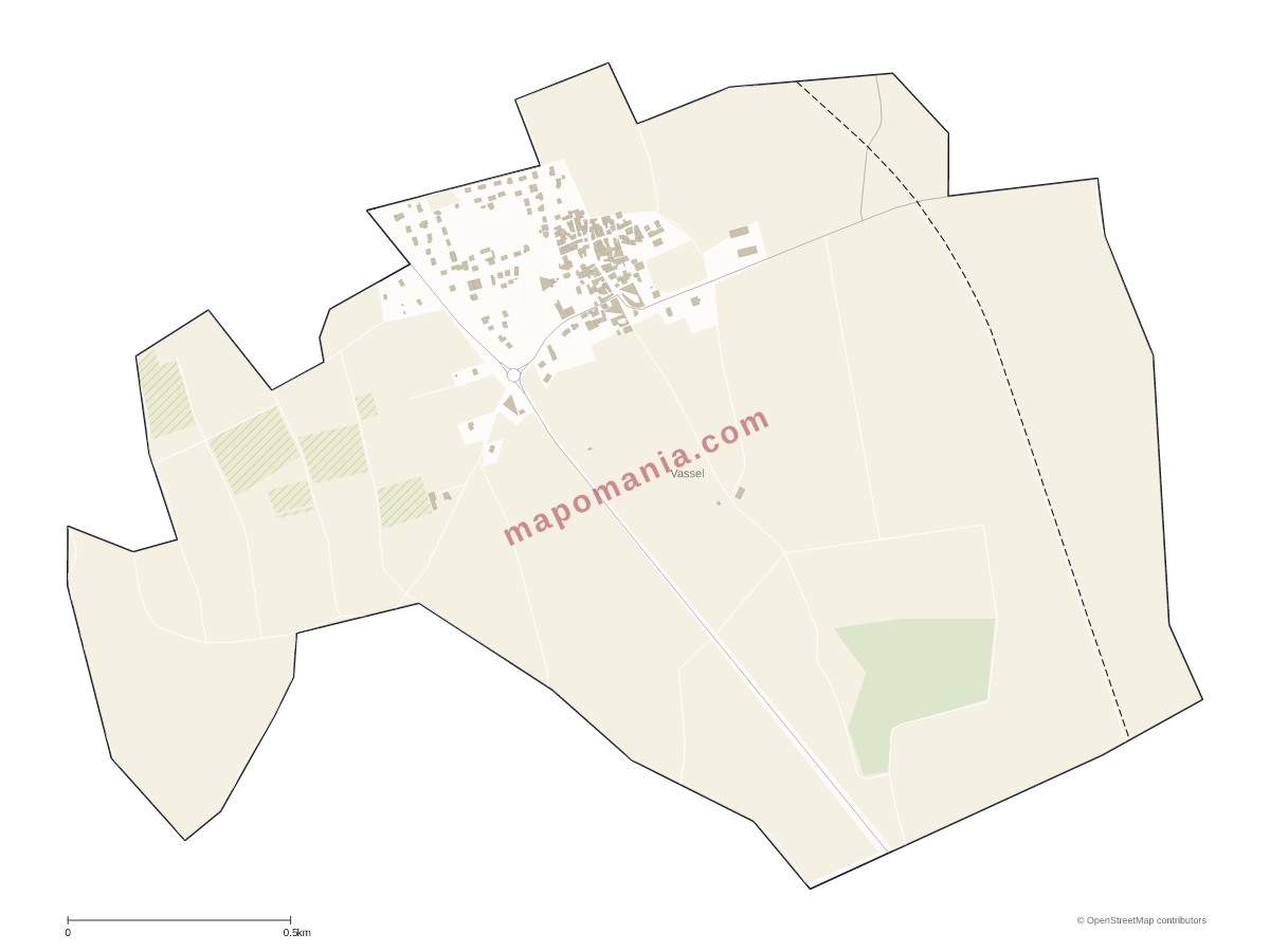 Carte de Vassel à personnaliser