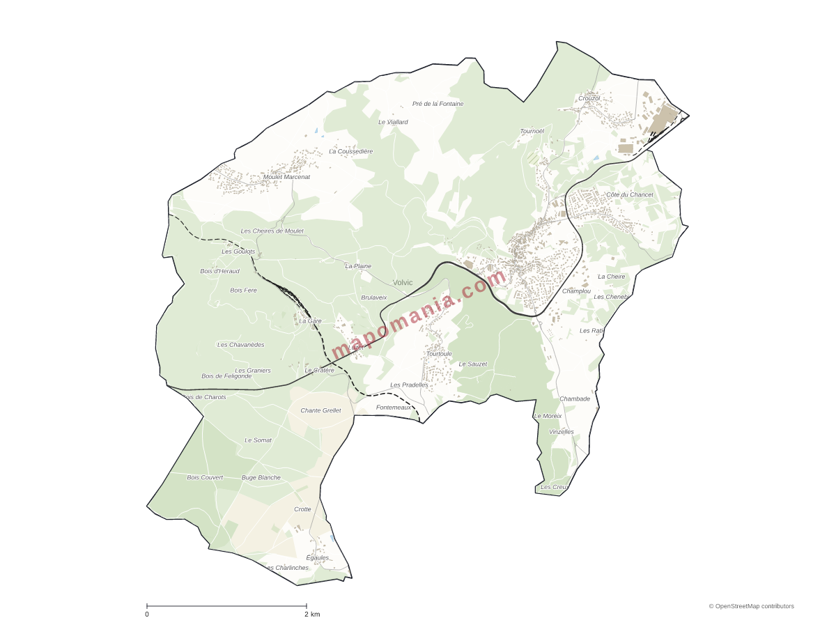 Carte de Volvic à personnaliser