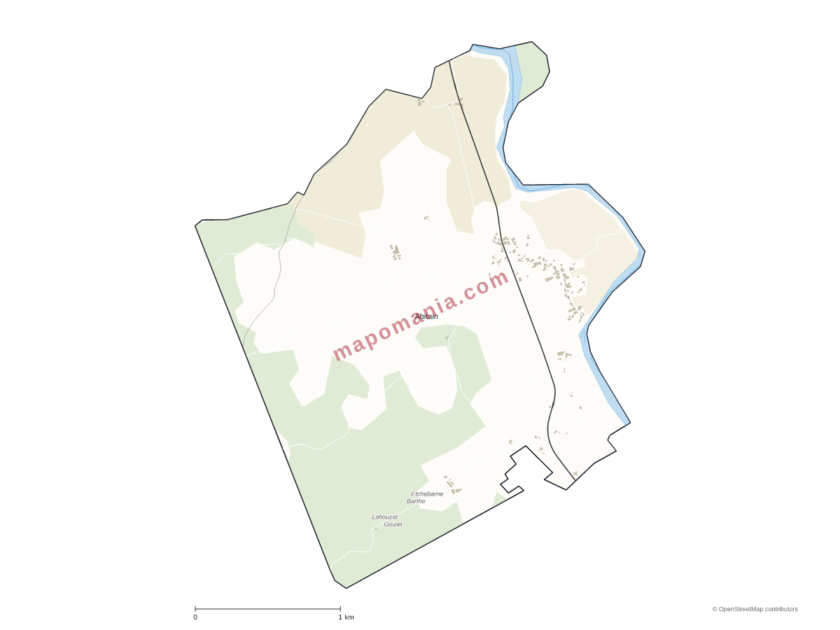 Carte de Abitain à personnaliser