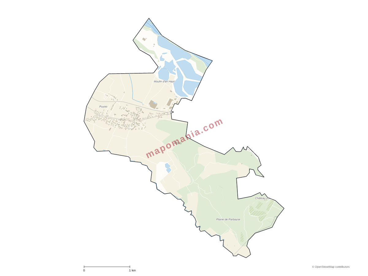 Carte de Abos à personnaliser