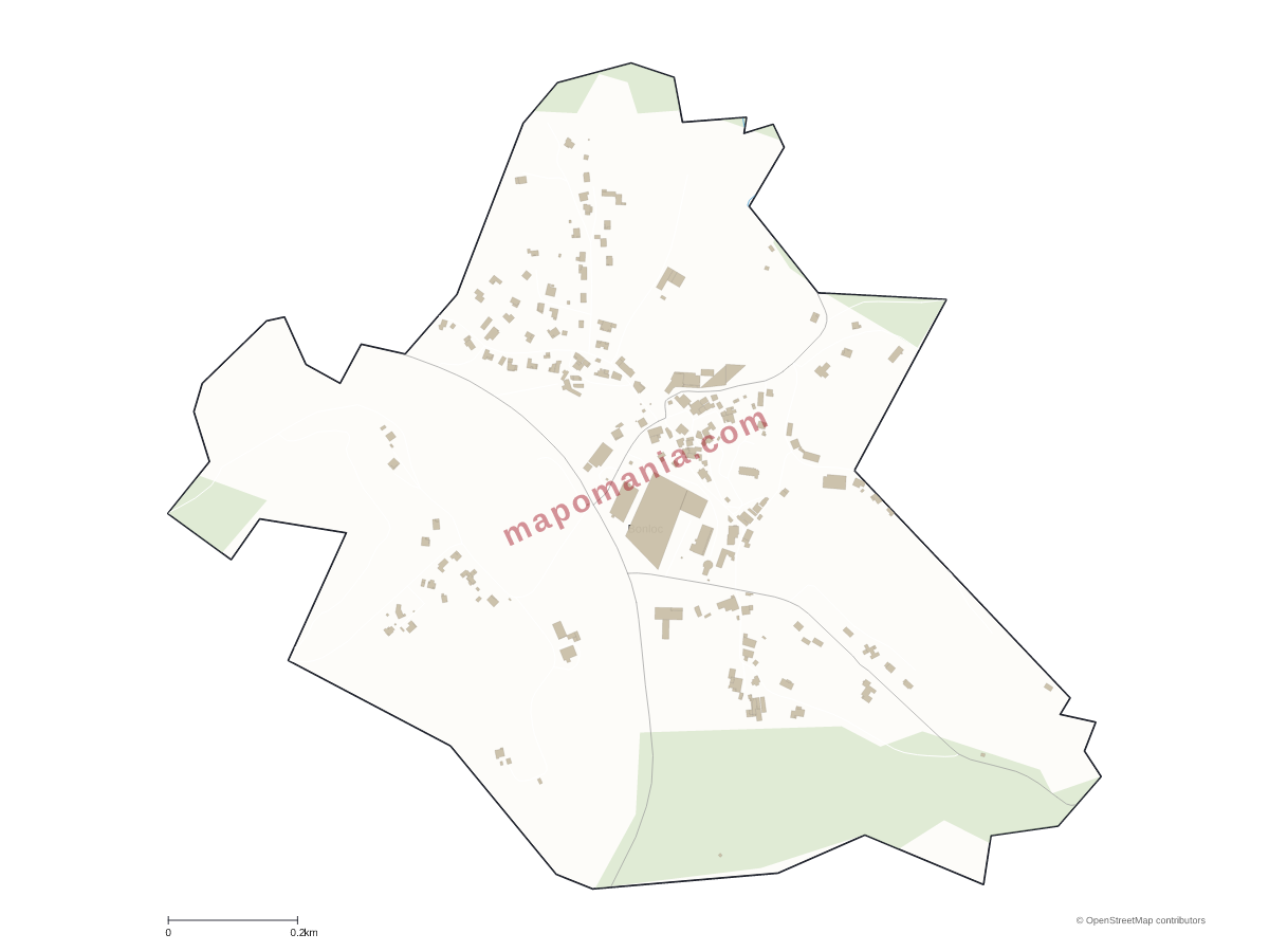 Carte de Bonloc à personnaliser
