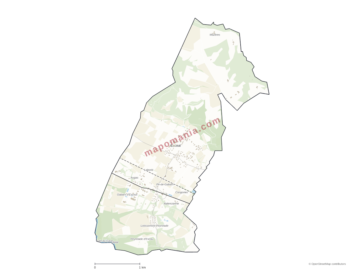 Carte de Escout à personnaliser
