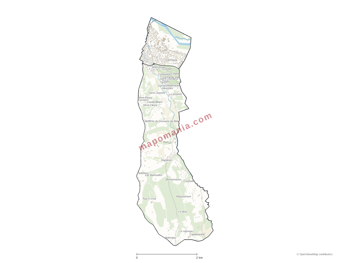 Carte de Gelos à personnaliser