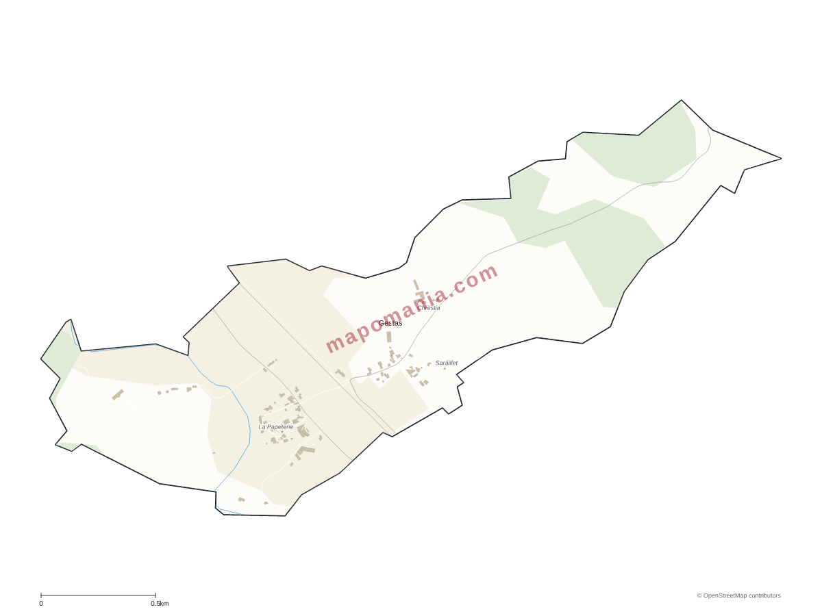 Carte de Gestas à personnaliser