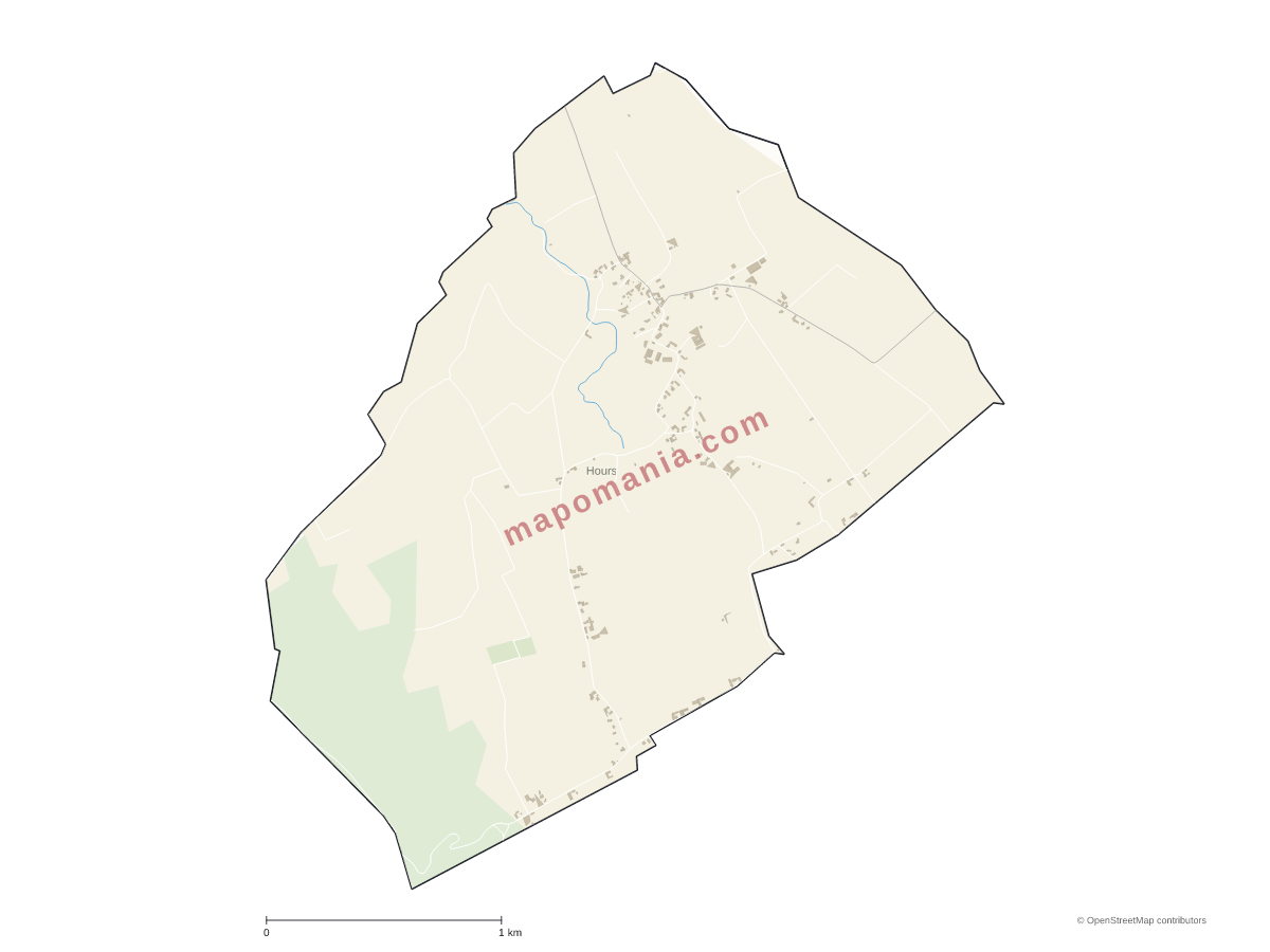 Carte de Hours à personnaliser