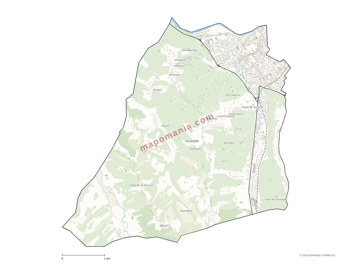 Carte de Jurançon à personnaliser