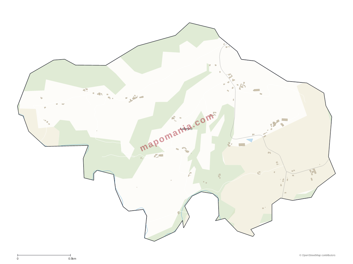 Carte de Labeyrie à personnaliser
