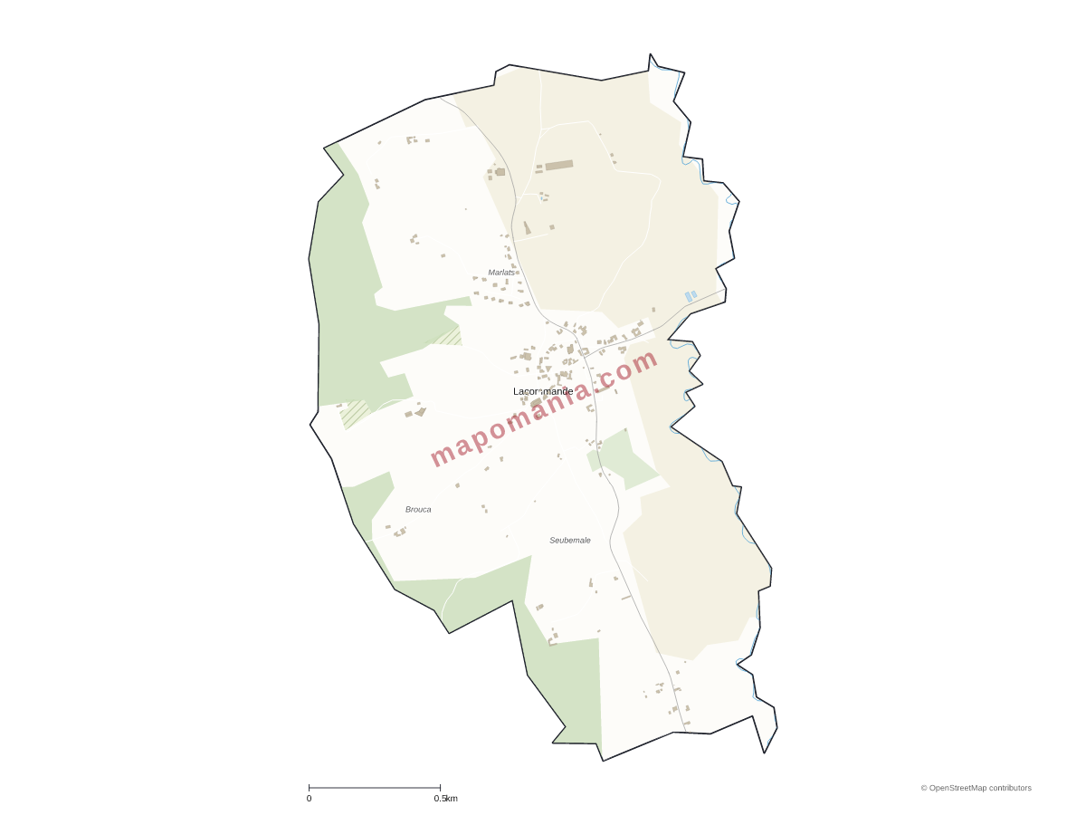 Carte de Lacommande à personnaliser