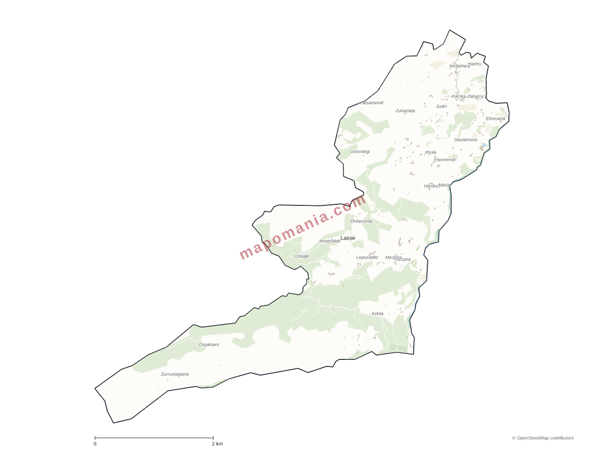Carte de Lasse à personnaliser