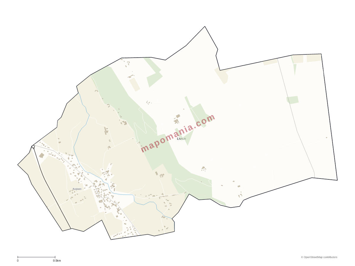 Carte de Livron à personnaliser