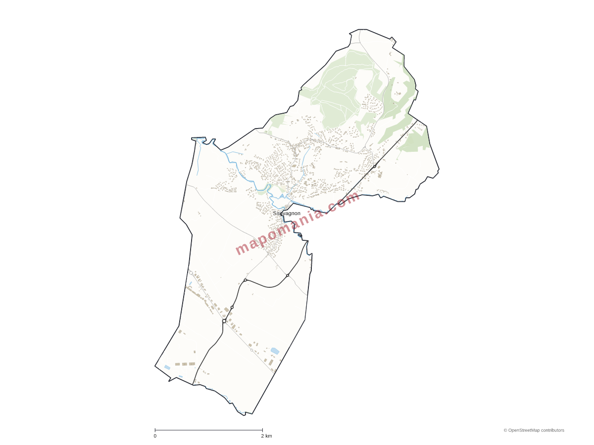 Carte de Sauvagnon à personnaliser