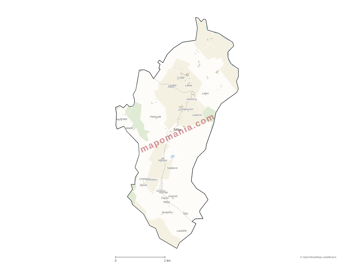 Carte de Séby à personnaliser