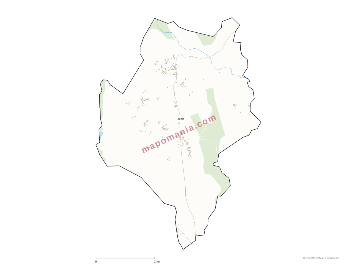 Carte de Uzan à personnaliser