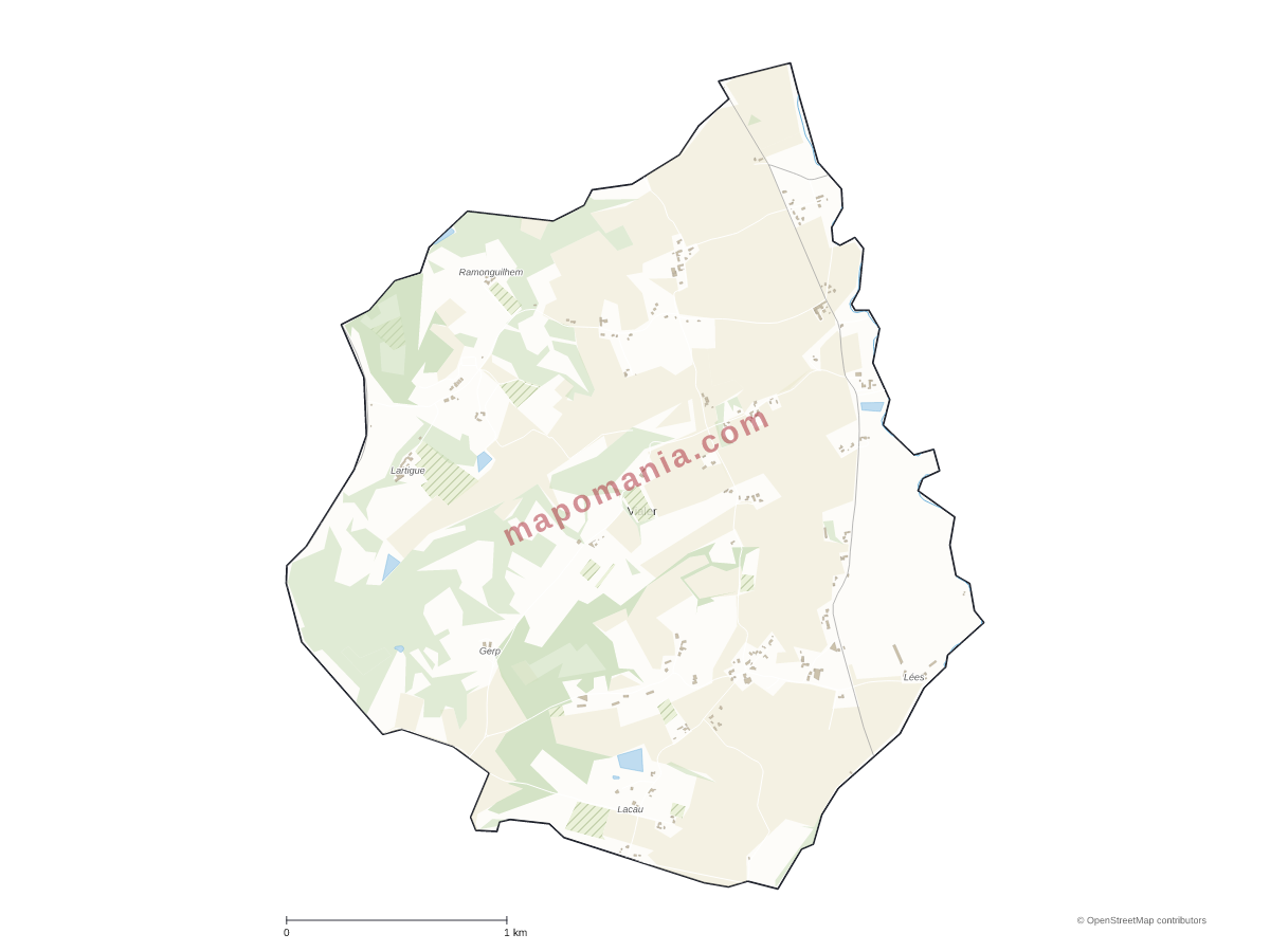 Carte de Vialer à personnaliser