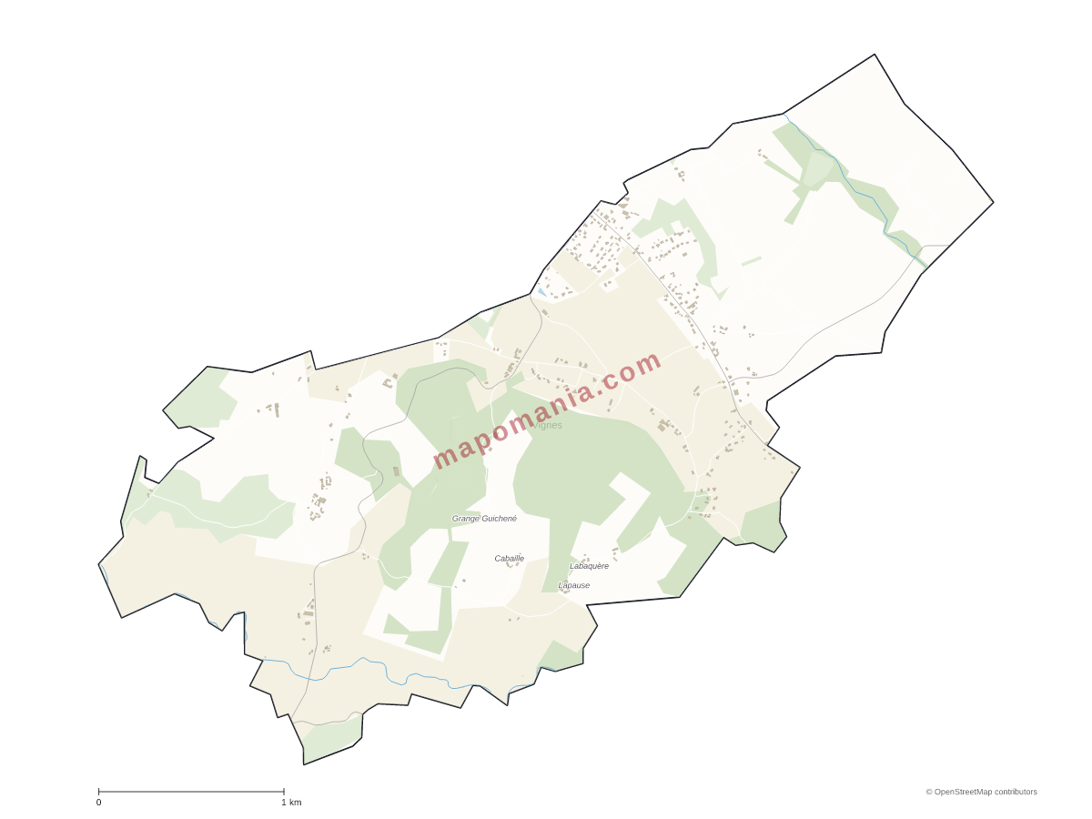 Carte de Vignes à personnaliser