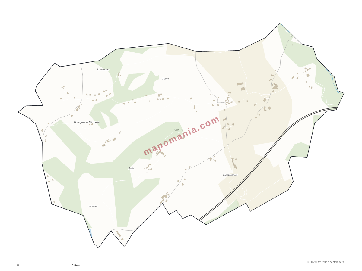 Carte de Viven à personnaliser