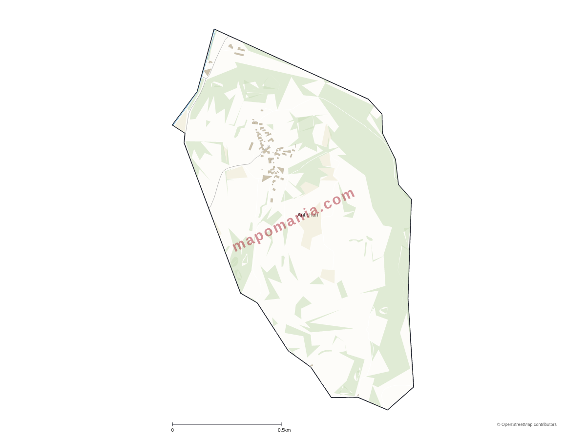 Carte de Antichan à personnaliser