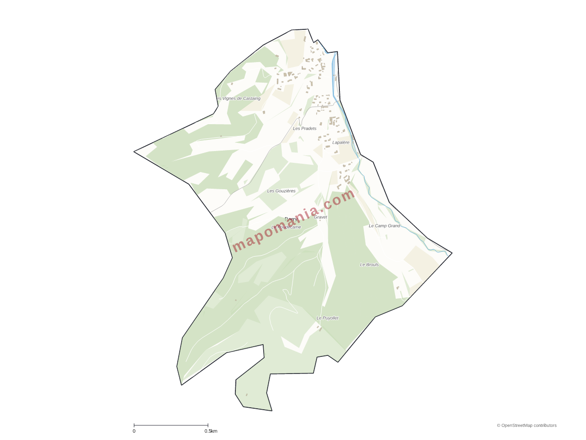 Carte de Barry à personnaliser