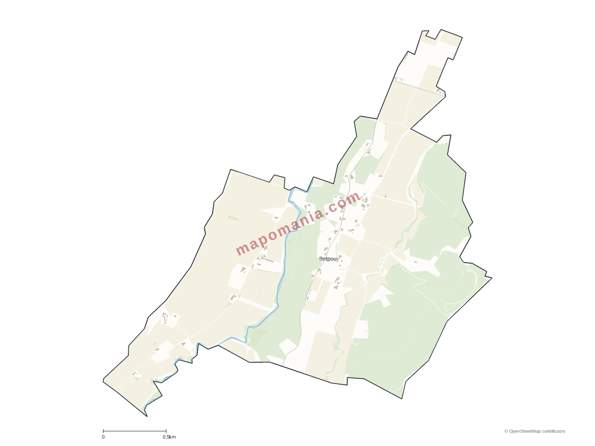 Carte de Betpouy à personnaliser