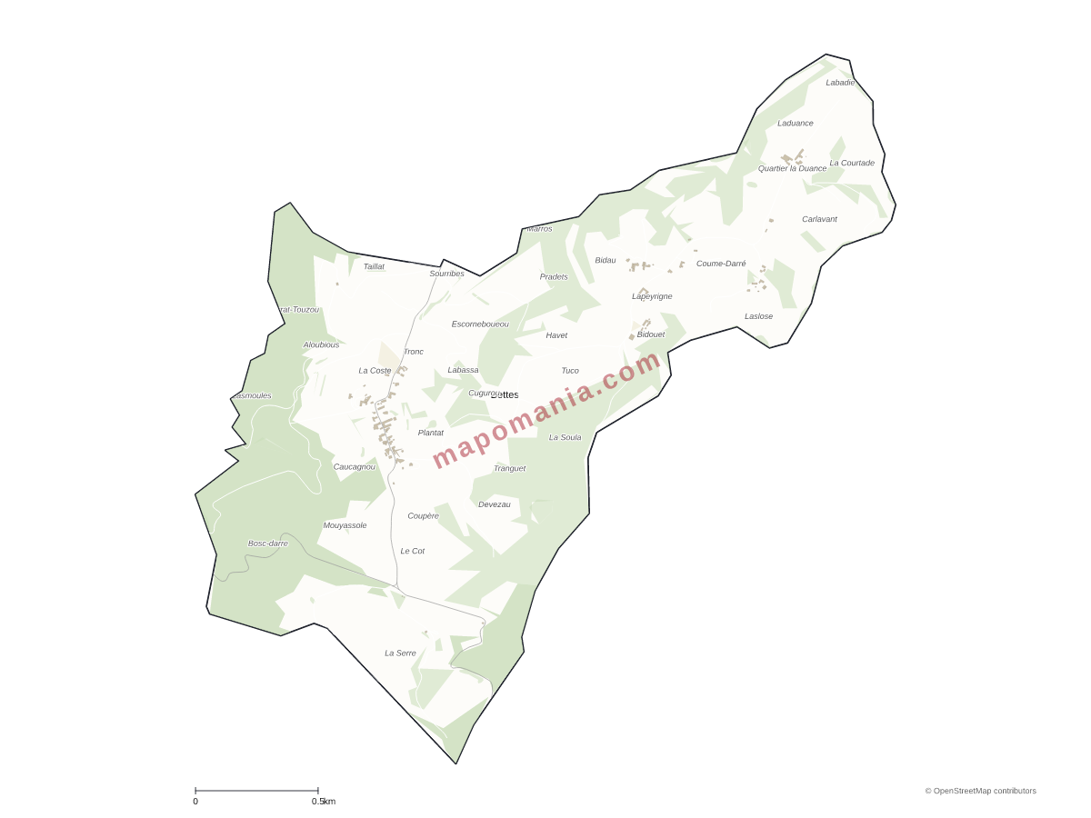 Carte de Bettes à personnaliser