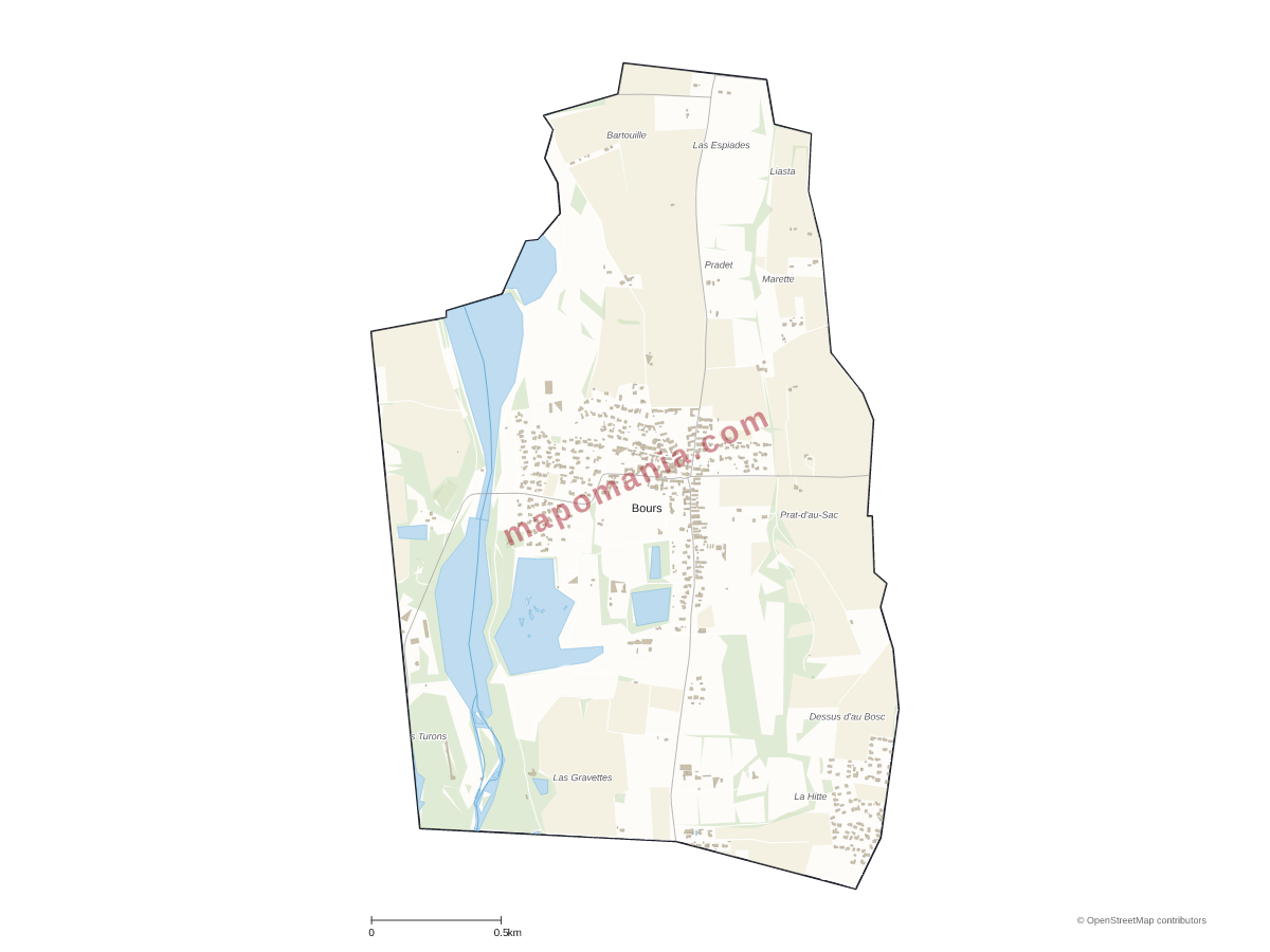 Carte de Bours à personnaliser