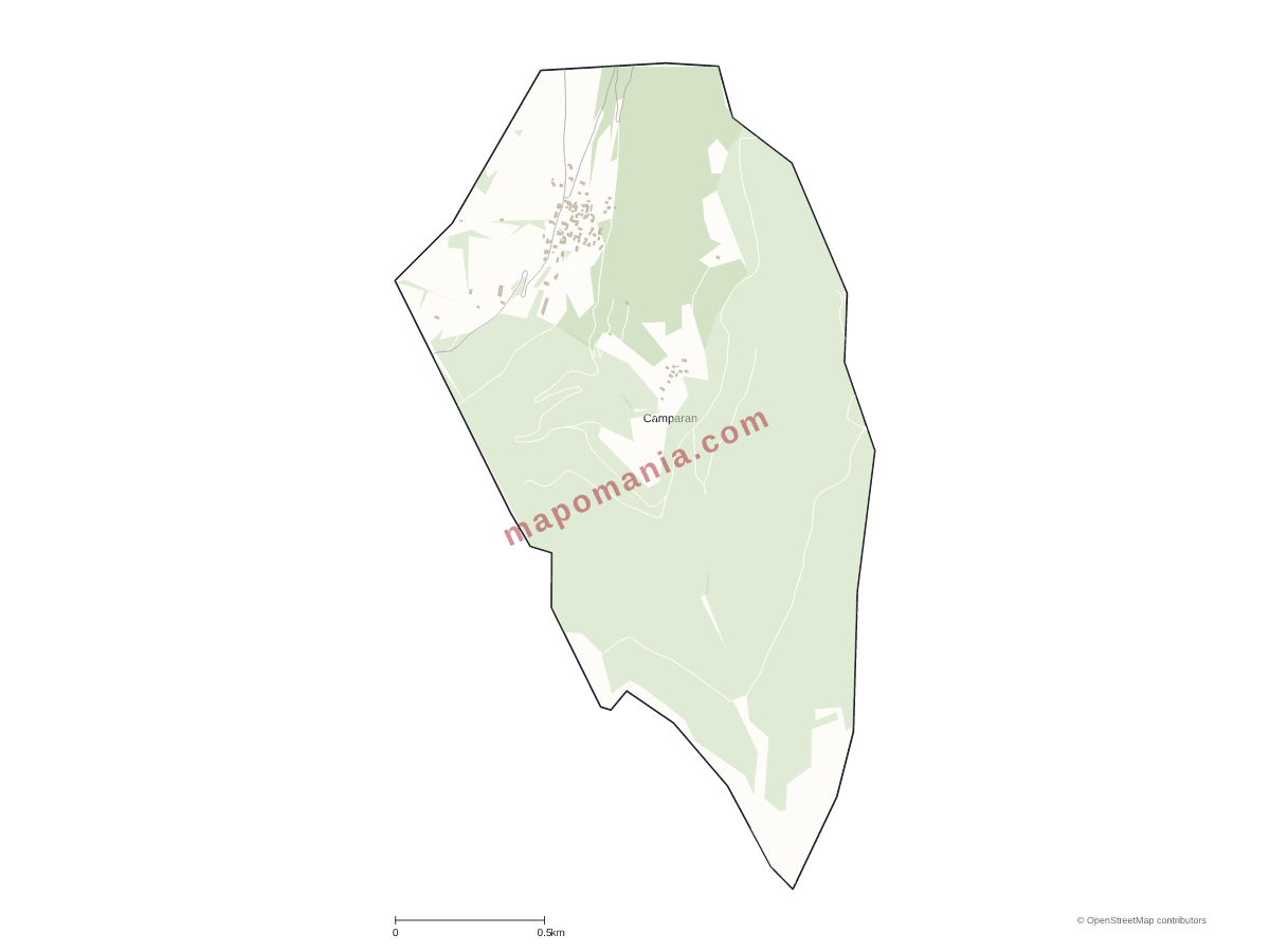 Carte de Camparan à personnaliser
