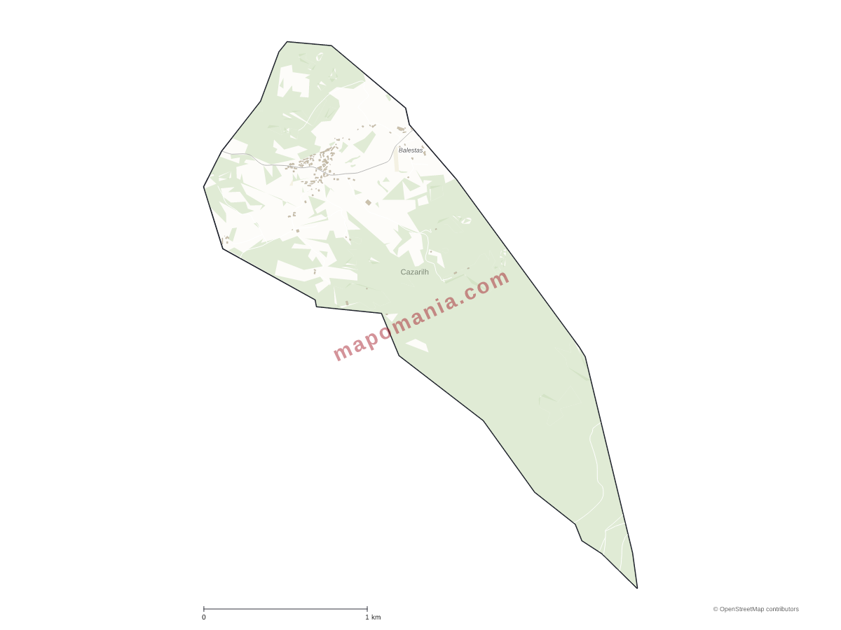 Carte de Cazarilh à personnaliser
