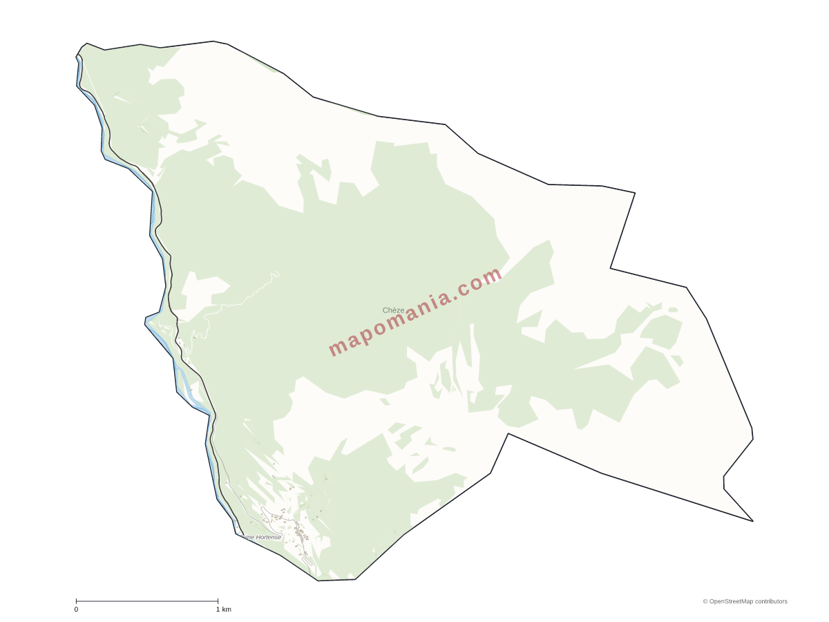 Carte de Chèze à personnaliser