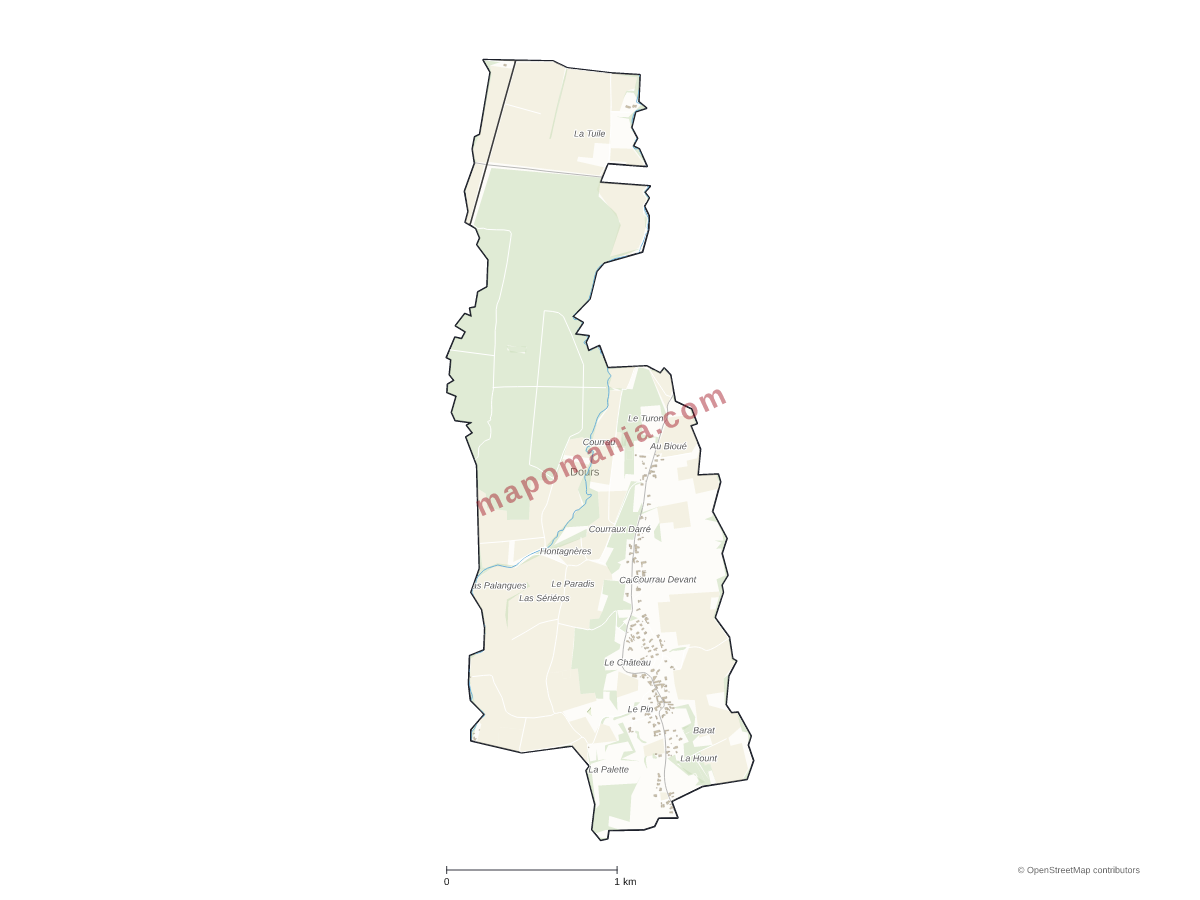 Carte de Dours à personnaliser