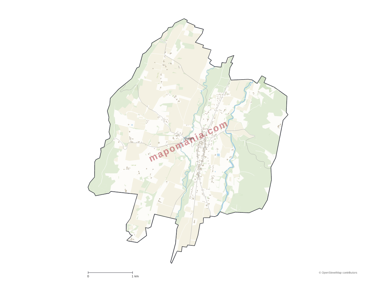 Carte de Galan à personnaliser