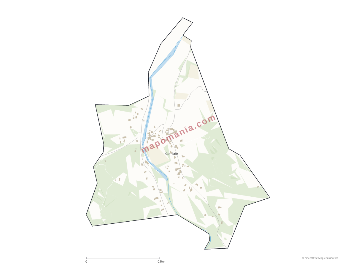 Carte de Gembrie à personnaliser