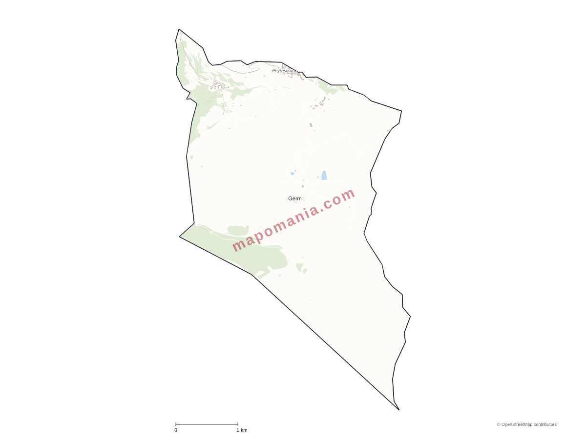 Carte de Germ à personnaliser