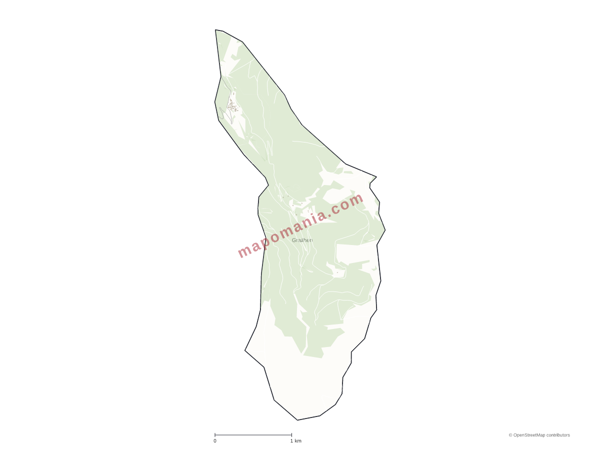 Carte de Grailhen à personnaliser