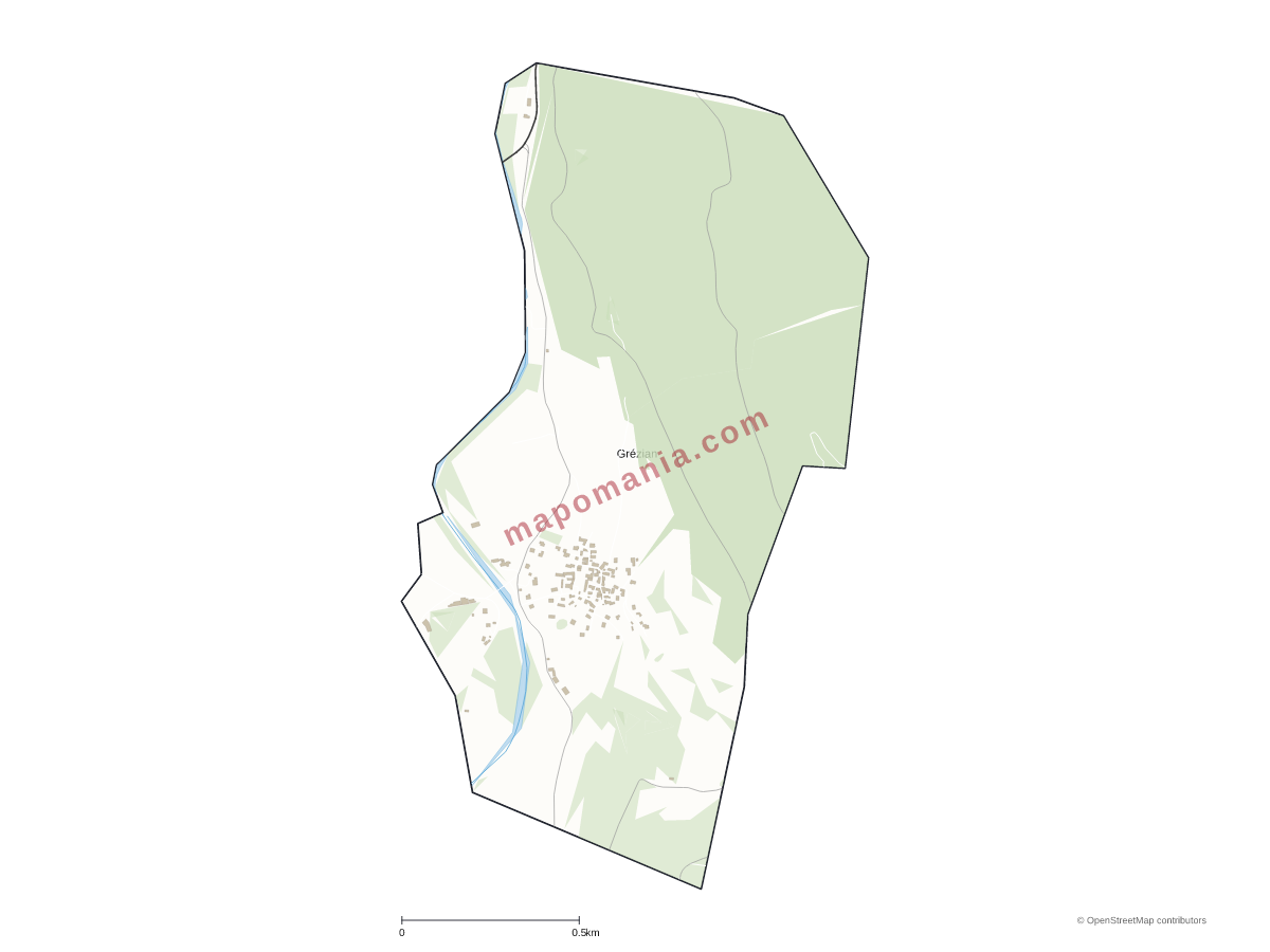 Carte de Grézian à personnaliser