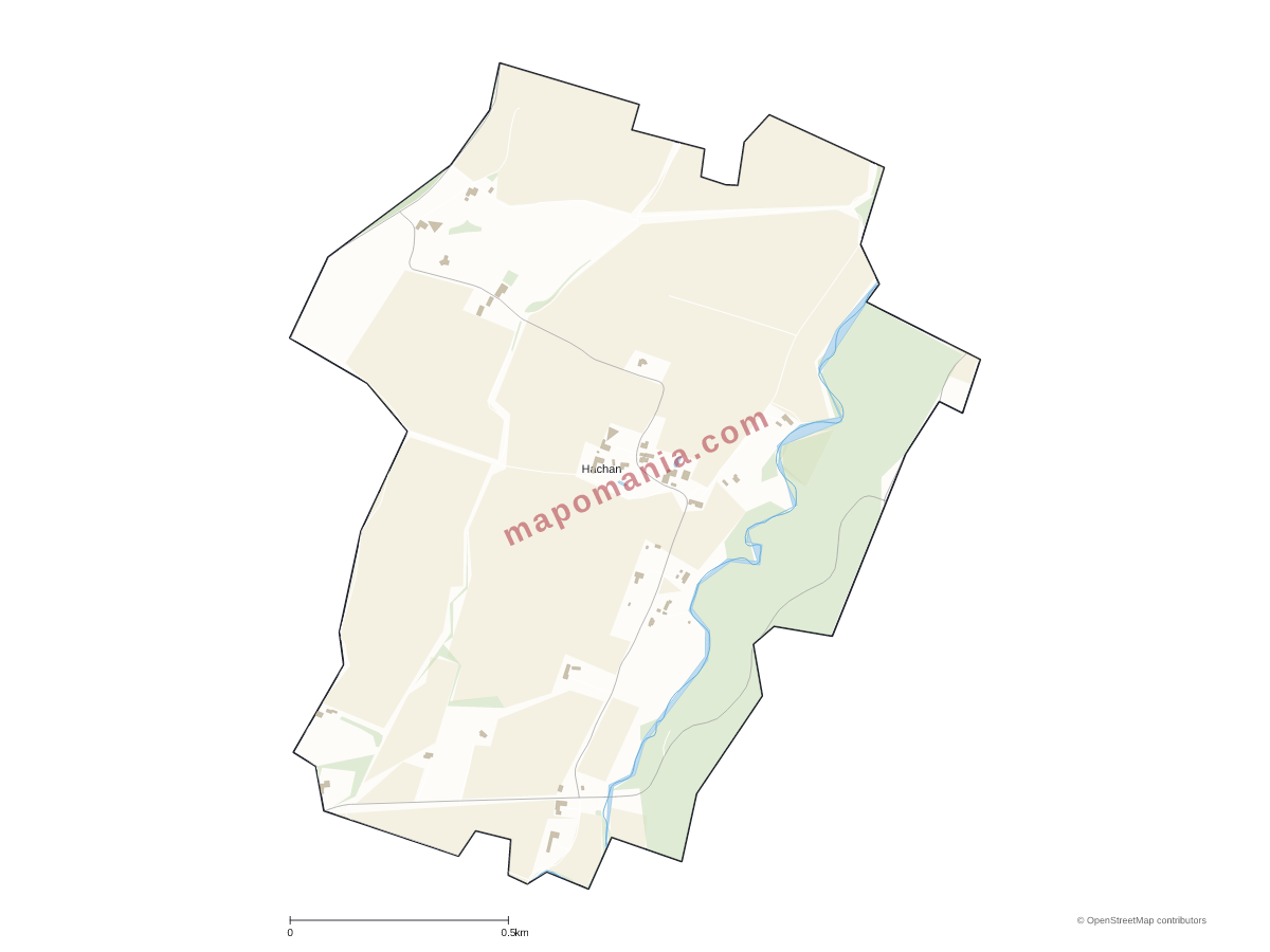 Carte de Hachan à personnaliser