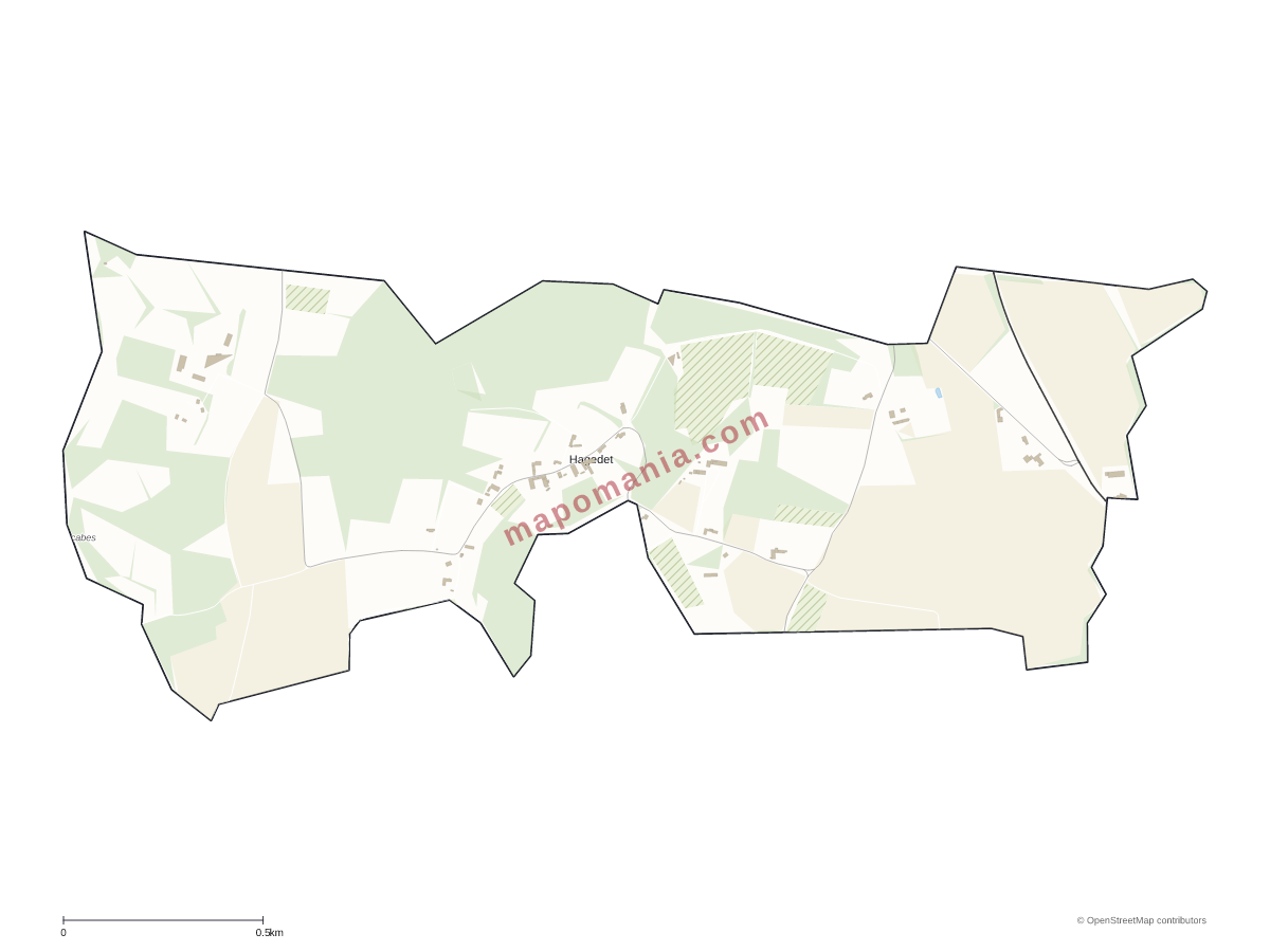 Carte de Hagedet à personnaliser
