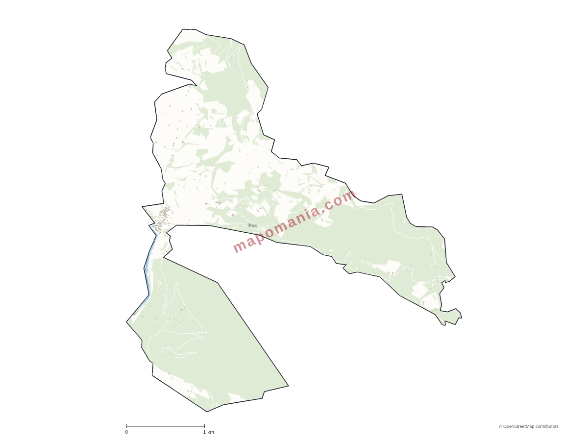 Carte de Ilhet à personnaliser