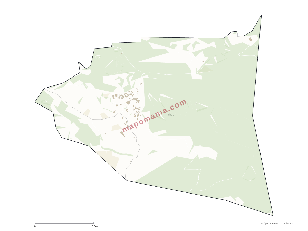 Carte de Ilheu à personnaliser