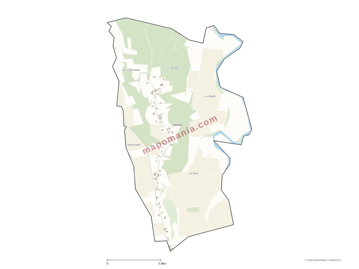 Carte de Jacque à personnaliser