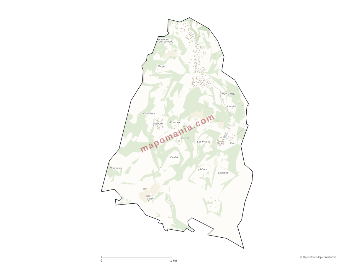 Carte de Jarret à personnaliser