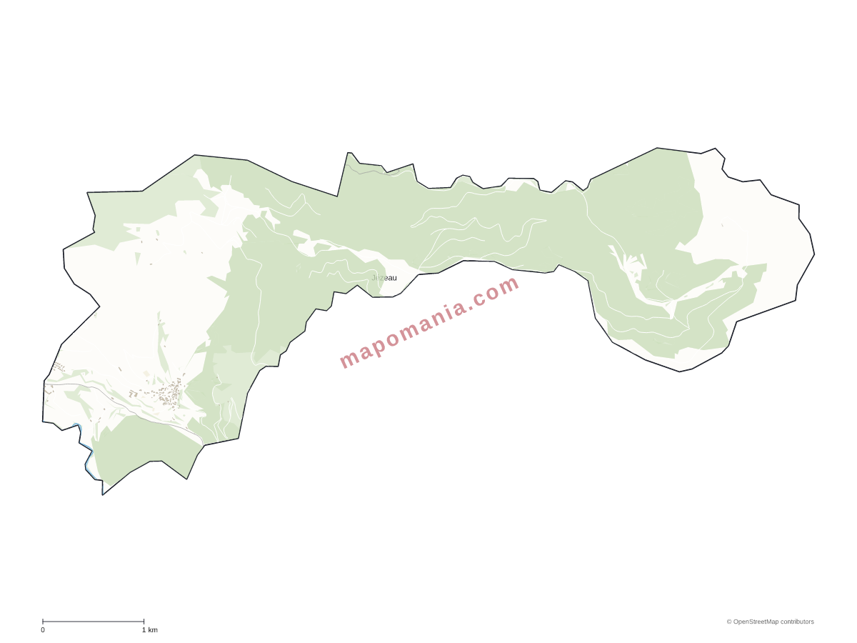 Carte de Jézeau à personnaliser