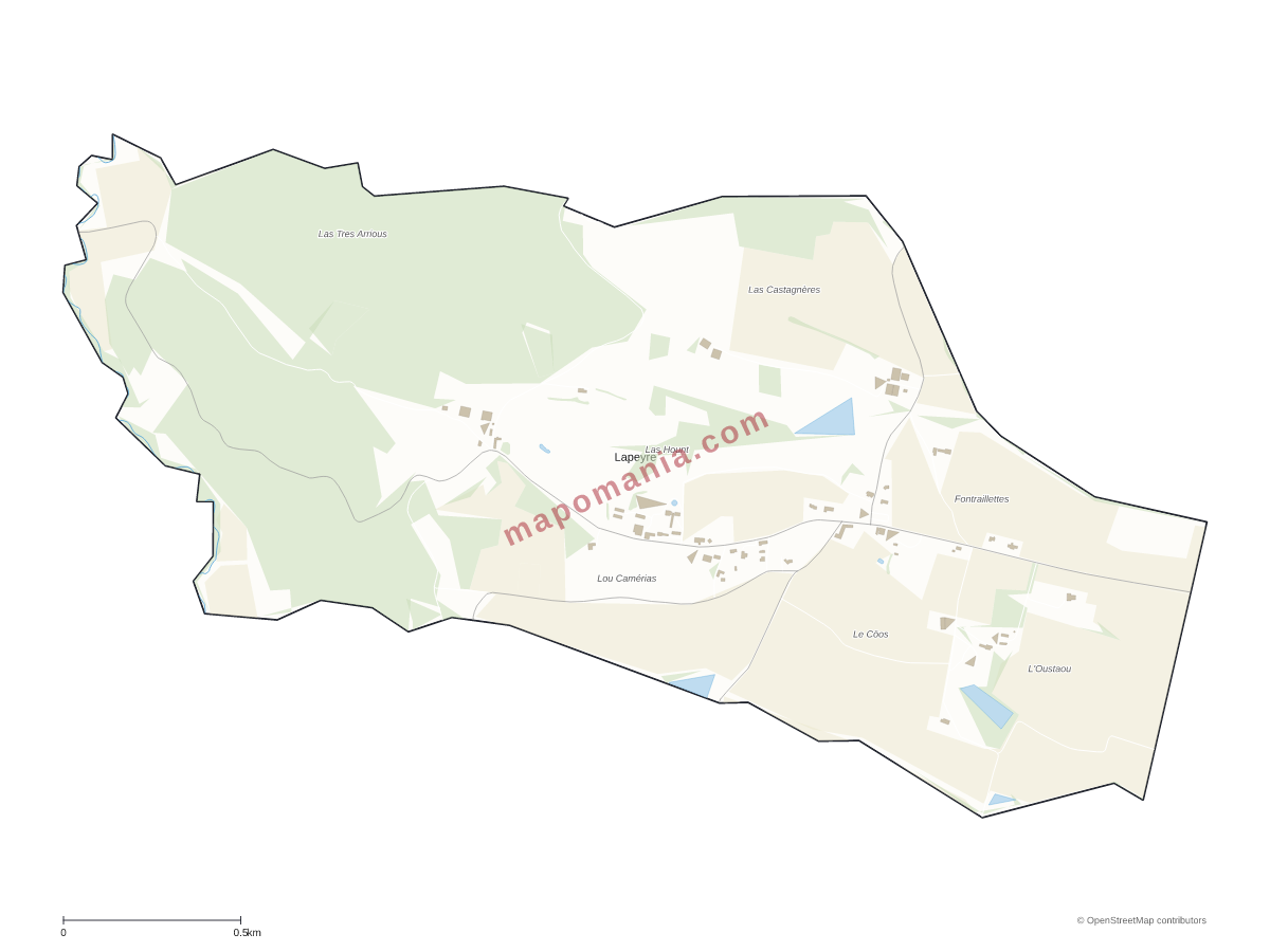 Carte de Lapeyre à personnaliser