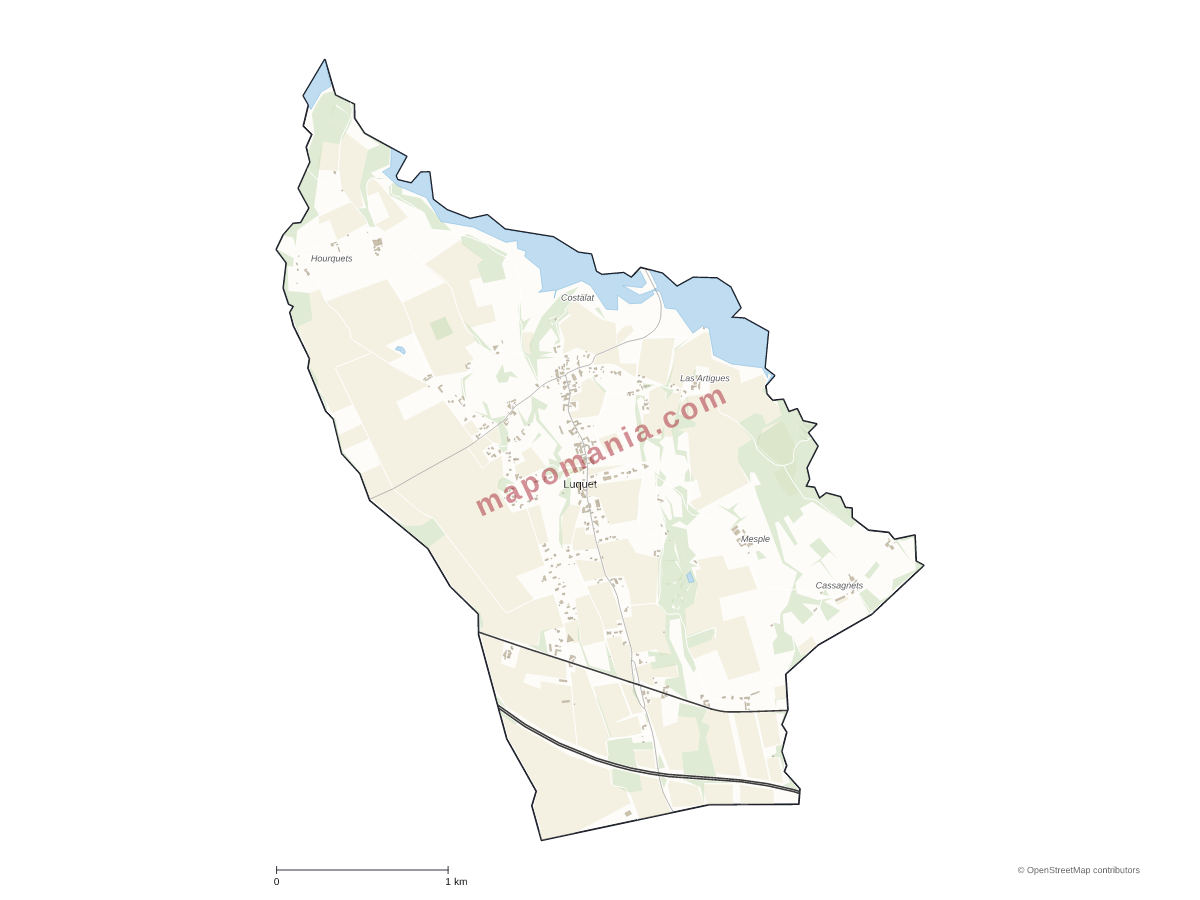 Carte de Luquet à personnaliser