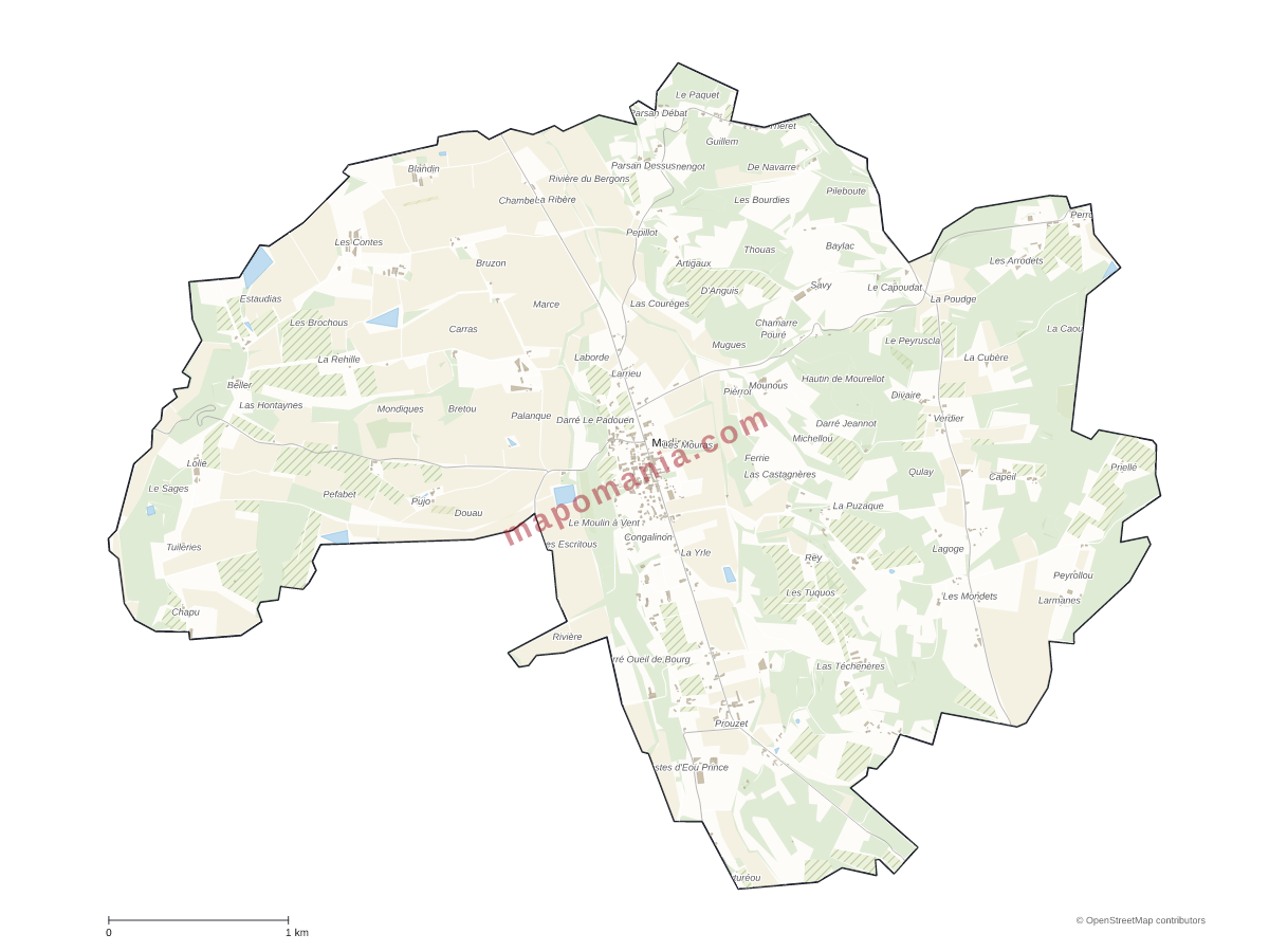 Carte de Madiran à personnaliser