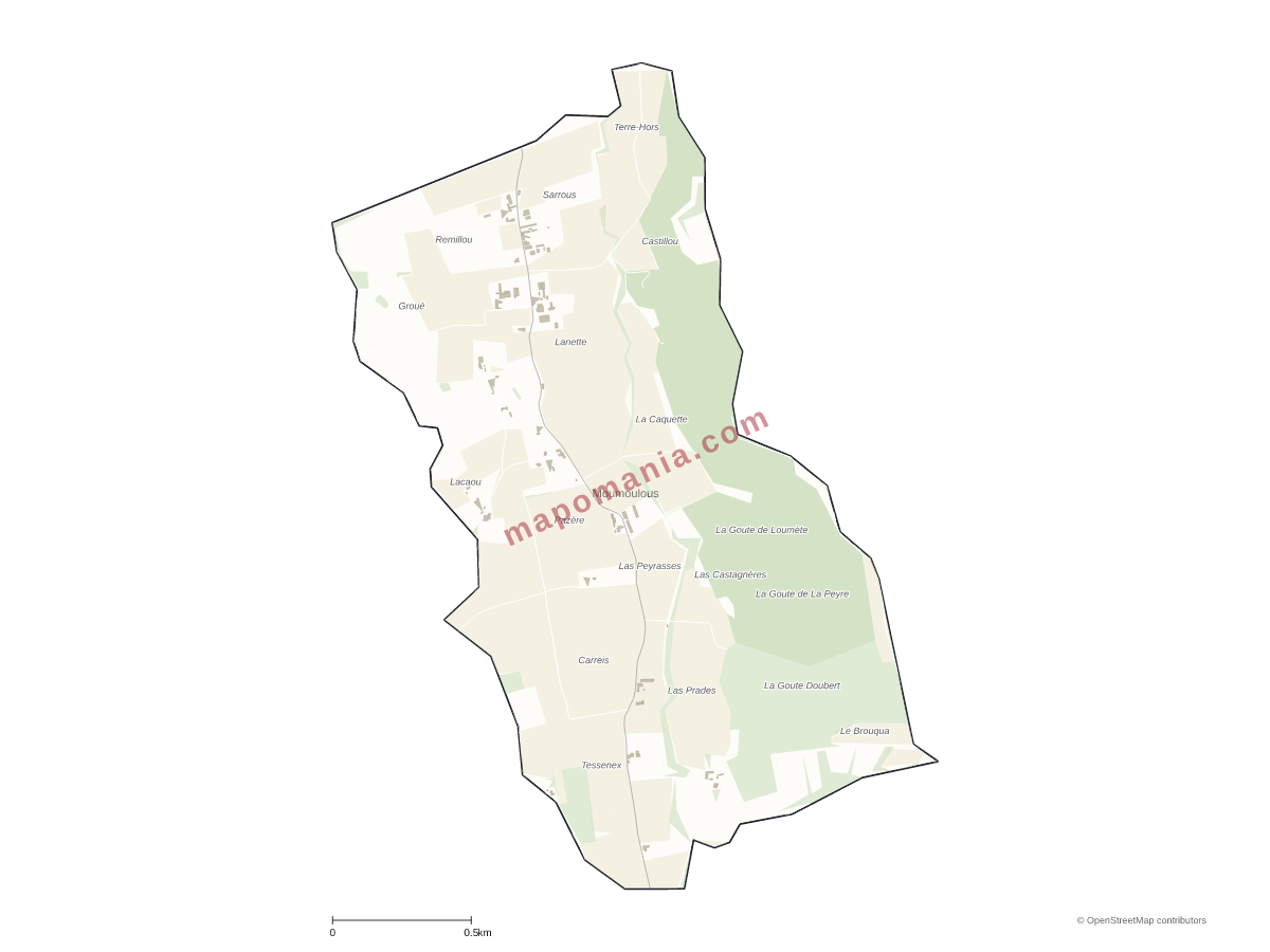 Carte de Moumoulous à personnaliser