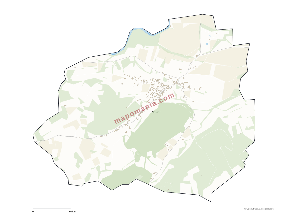 Carte de Nestier à personnaliser