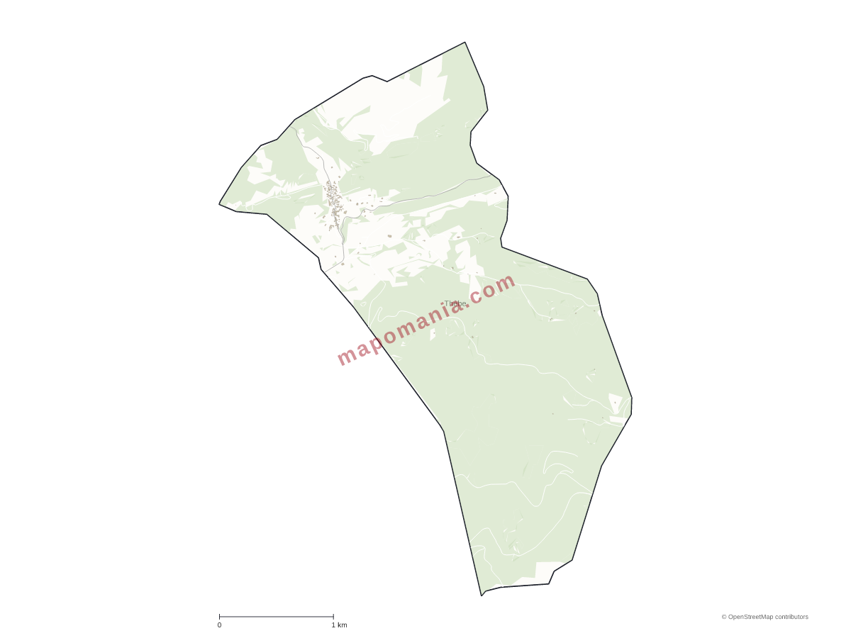 Carte de Thèbe à personnaliser