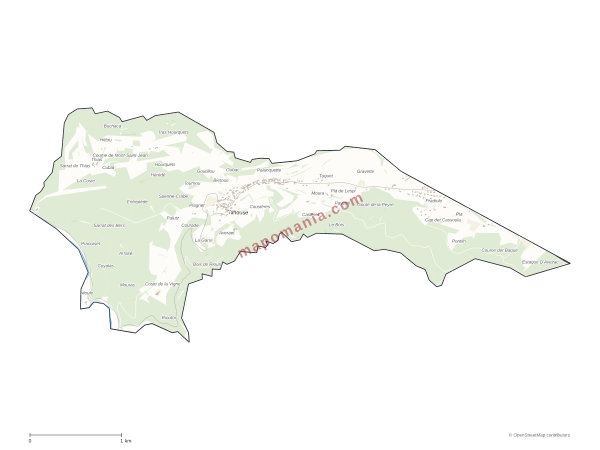 Carte de Tilhouse à personnaliser