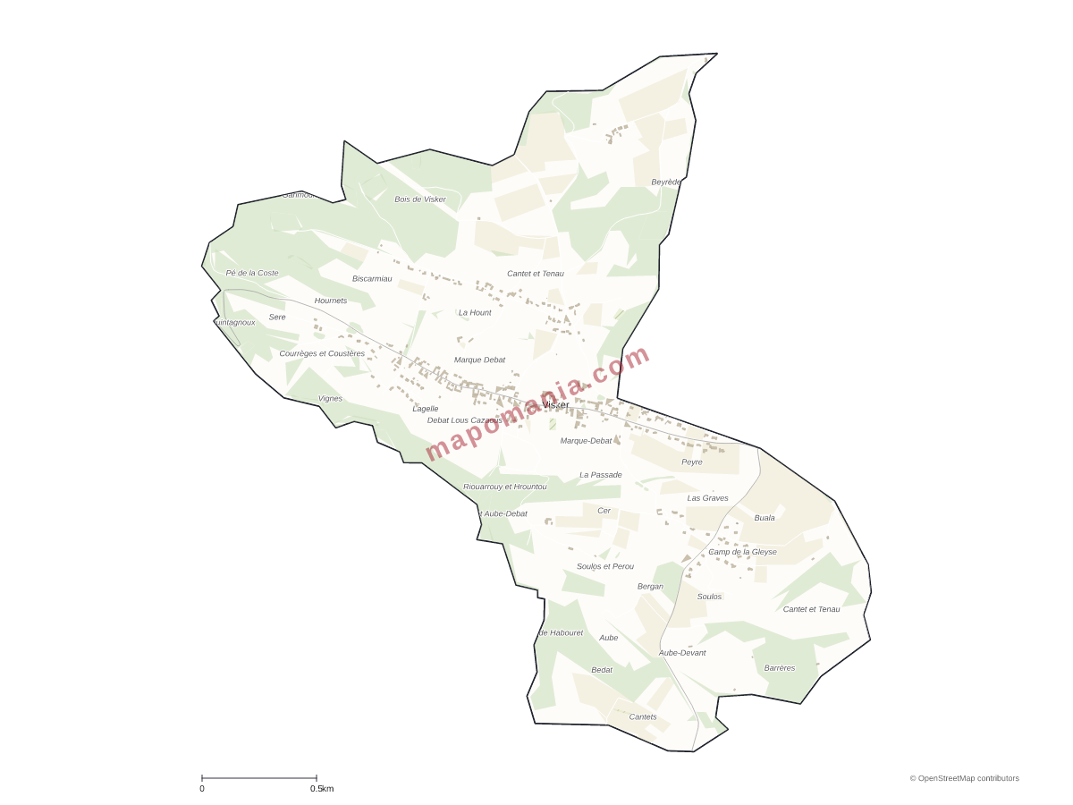 Carte de Visker à personnaliser